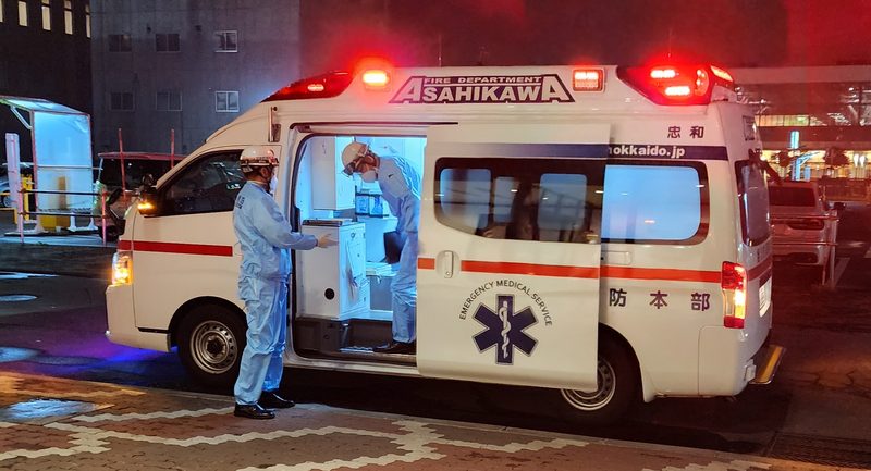Ambulance at Asahikawa