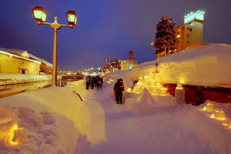 Otaru Snow Light Path festival
