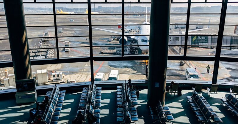 Airport terminal in Japan