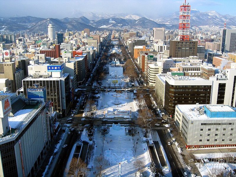 Sapporo winter snow