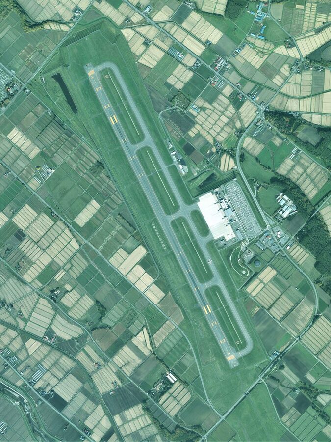 Asahikawa Airport Aerial photograph.2014