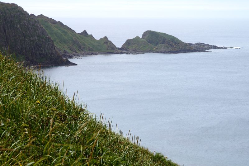 Cape Gorota view from Cape Sukoton in Rebun Island, Hokkaido, Japan.