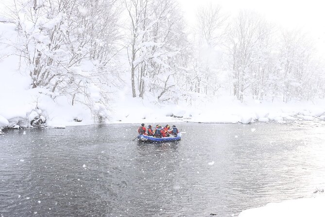 Half Day - Snow View Rafting in Niseko - The optional snow slope boat slide
