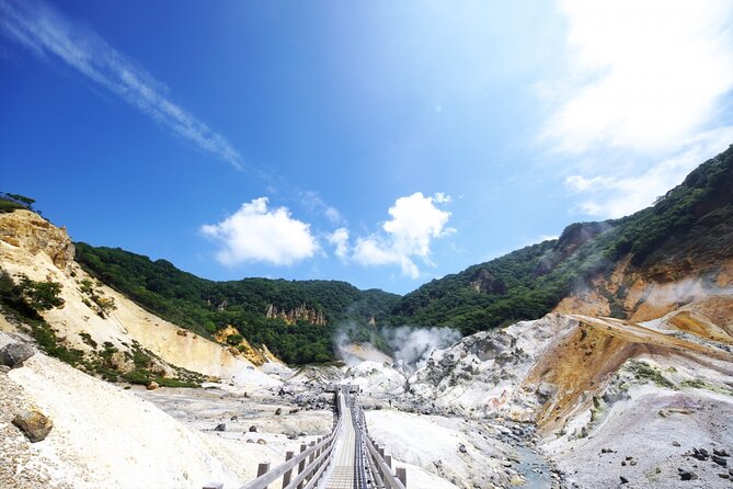 Hokkaido: Bear Park and Jigokudani Hell Valley Tour - Riding the ropeway up Mount Shihorei