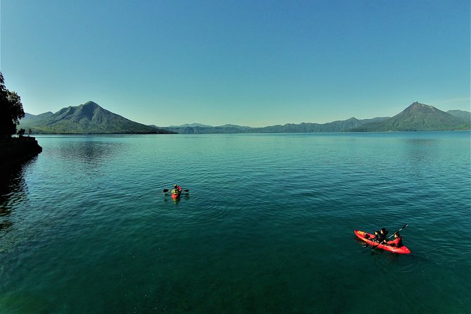 Japan's No. 1 Water Quality National Lake Shikotsu, Hokkaido's first landing clear kayak tour difficulty level (medium) - From Ocean Days to the Chitose River