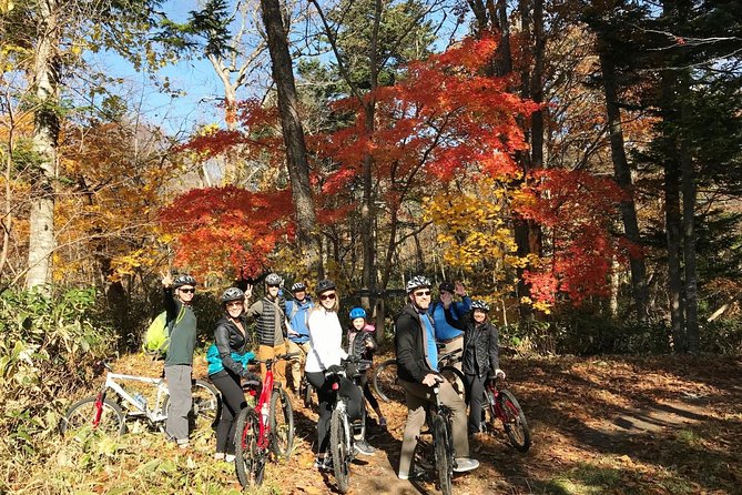 Nopporo Forest Mountain Bike Tour from Sapporo, presenting a retro Cycle cap - Key points to know before you book