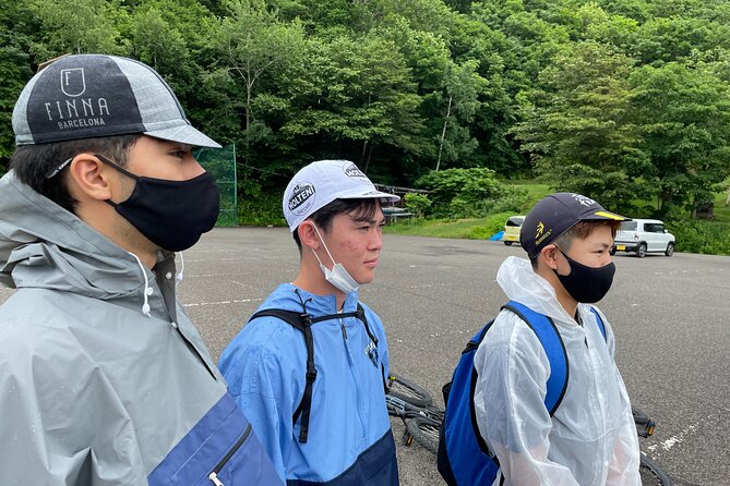Nopporo Forest Mountain Bike Tour from Sapporo, presenting a retro Cycle cap - A quiet forest escape from Sapporo