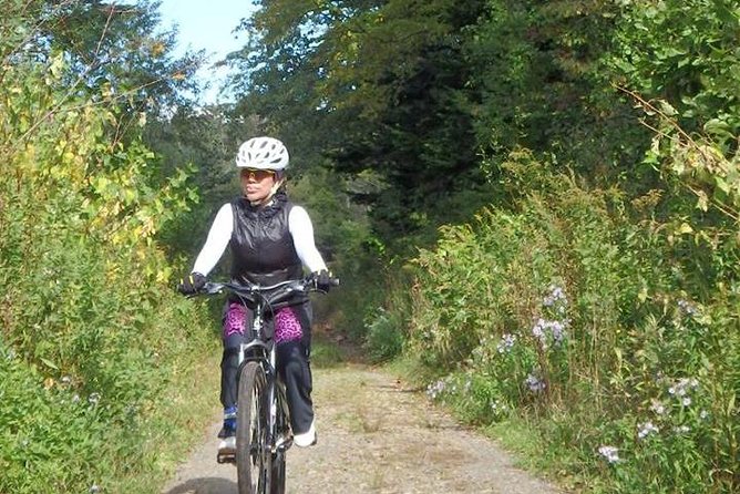 Nopporo Forest Mountain Bike Tour from Sapporo, presenting a retro Cycle cap - A look at the Centennial Memorial Tower