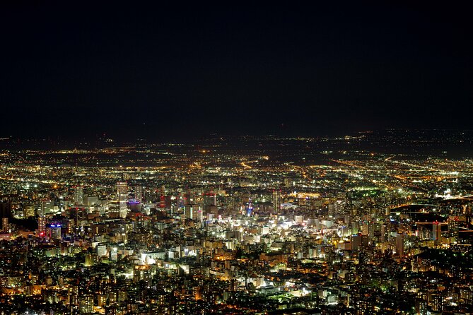 Private Night Cityscape and Food Walking Tour in Sapporo - Mount Moiwa and the city below