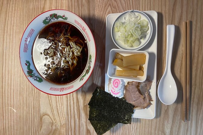 Ramen Making Experience in Sapporo - Step five: choosing toppings and building the bowl