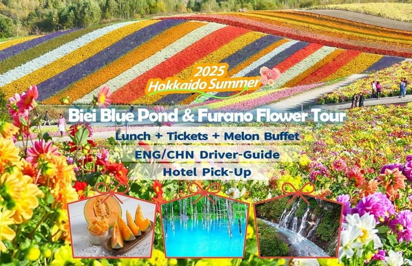 Sapporo: Furano Flower Sea & Biei Blue Pond Tour w/ Pickup - What This Sapporo Day Trip Really Offers