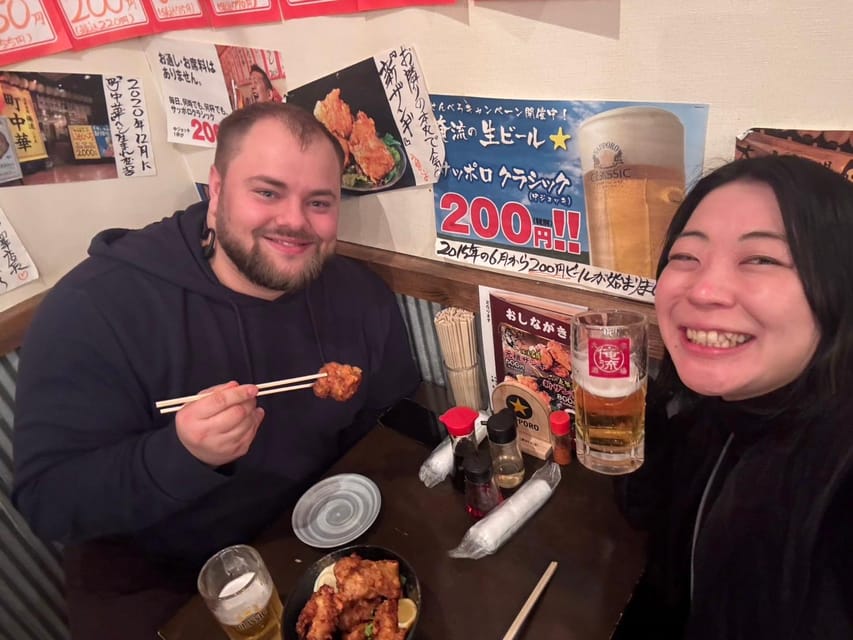 Sapporo: Nightlife Bar Hopping Tour with Local Guide - Starting beneath the Sapporo TV Tower