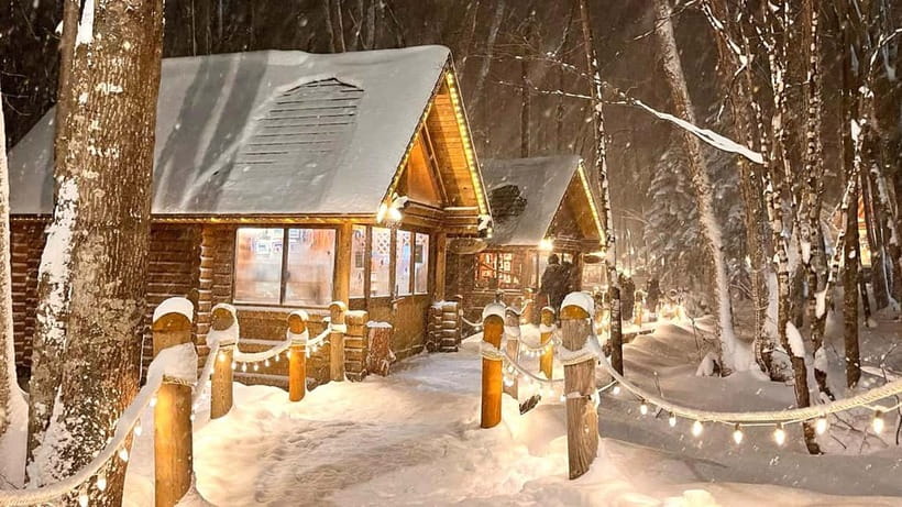 Sapporo Winter : Asahiyama Zoo (Penguin Fun & Snowmobile) - Snowmobile time at Shikisai-no-oka