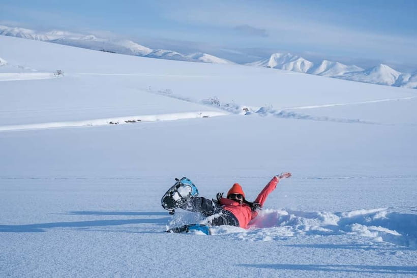 Snowshoeing on a Sparkling Biei Hill & Winter Cafe Time - Key points at a glance