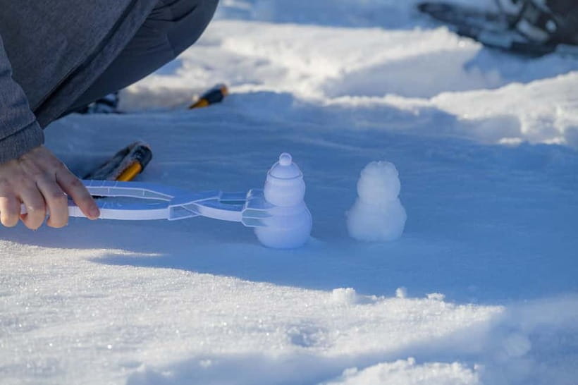 Snowshoeing on a Sparkling Biei Hill & Winter Cafe Time - Catching Biei snow at its brightest