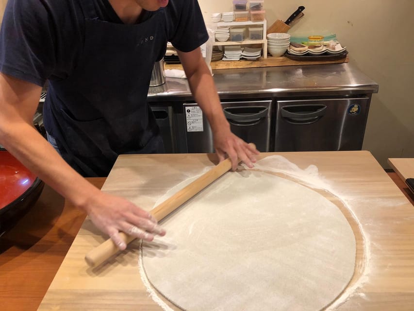 Soba noodle making experience and tempura, Hokkaido sakeplan - What the food portion is really like