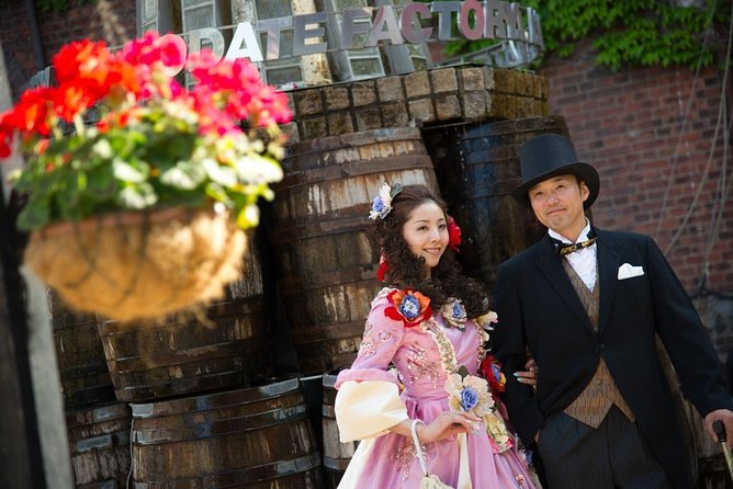 Time Slip Experience in Hakodate with Custom Dress - A 10-minute hair and dressing session